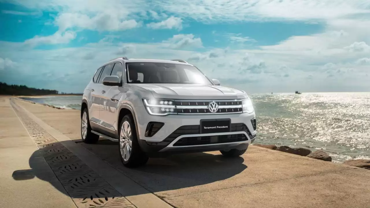 VW Teramont President Vip &#8211; Màu Xanh