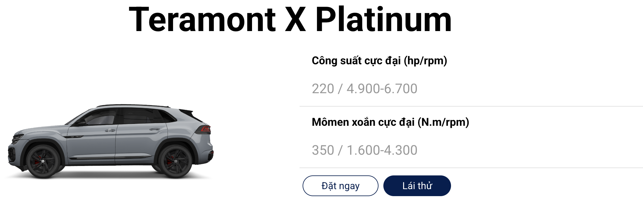 Volkswagen Teramont X Luxury
