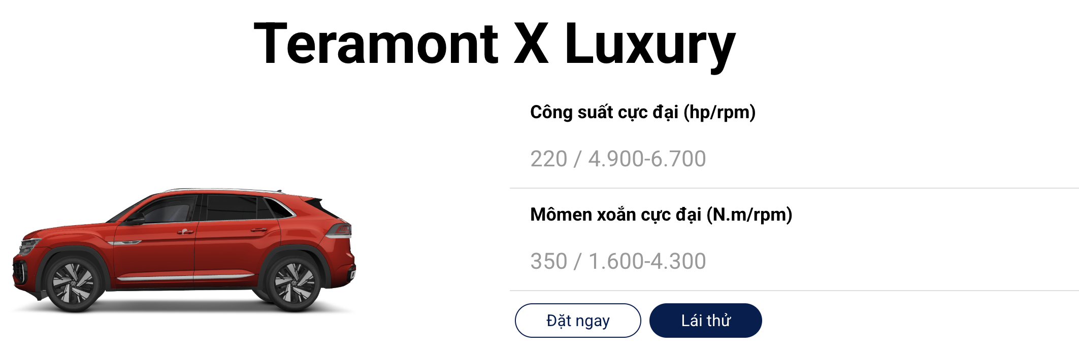 Volkswagen Teramont X Luxury